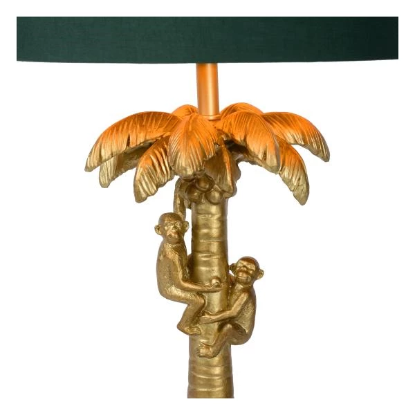 Lucide EXTRAVAGANZA COCONUT - Table lamp - Ø 30,5 cm - 1xE27 - Matt Gold / Brass - detail 1